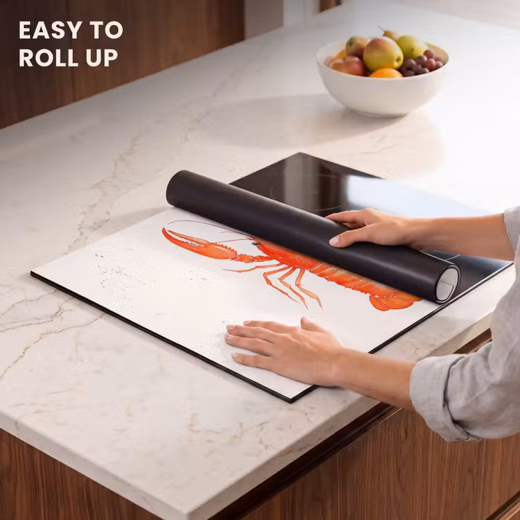 Induction hob protector - Lobster - Watercolor - Orange — 6