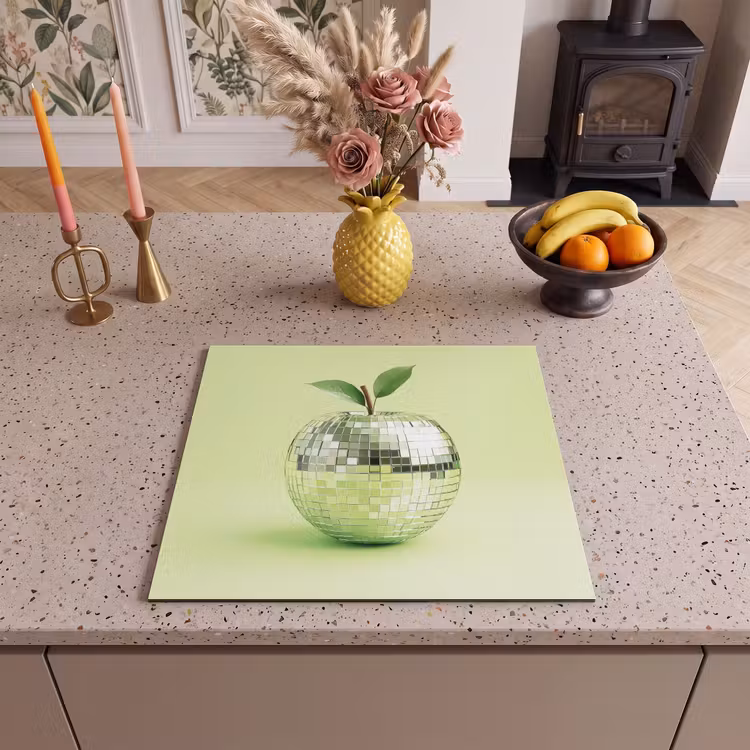 Induction hob protector - Green - Disco - Decoration - Apple — 3
