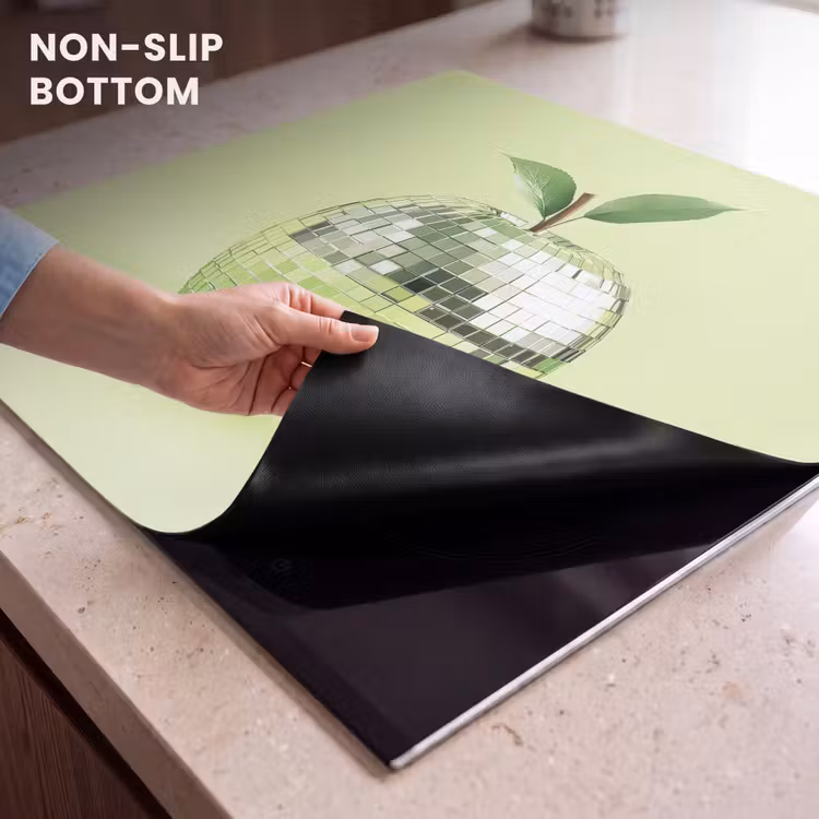 Induction hob protector - Green - Disco - Decoration - Apple — 5