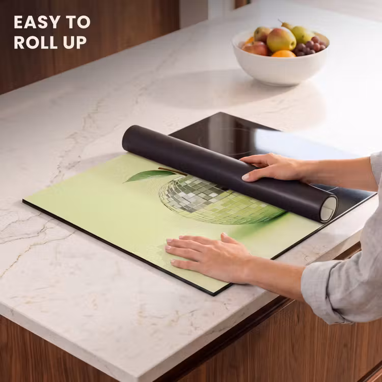 Induction hob protector - Green - Disco - Decoration - Apple — 6