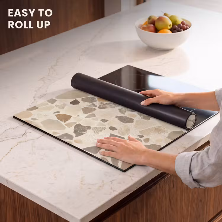 Induction hob protector - Stones - Terrazzo - Decoration - Tiles — 6