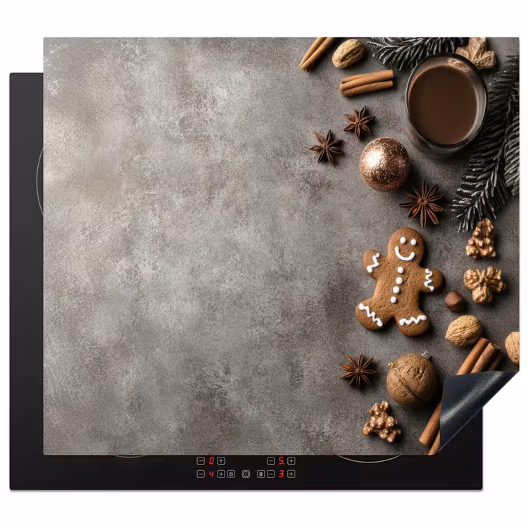 Induction hob protector - Winter - Christmas - Warm - Food — 1