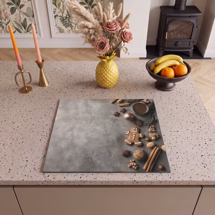 Induction hob protector - Winter - Christmas - Warm - Food — 3