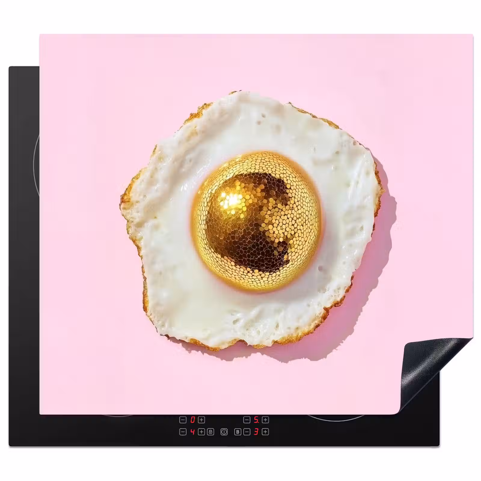 Induction hob protector - Egg - Disco - Breakfast - Glitter — 1