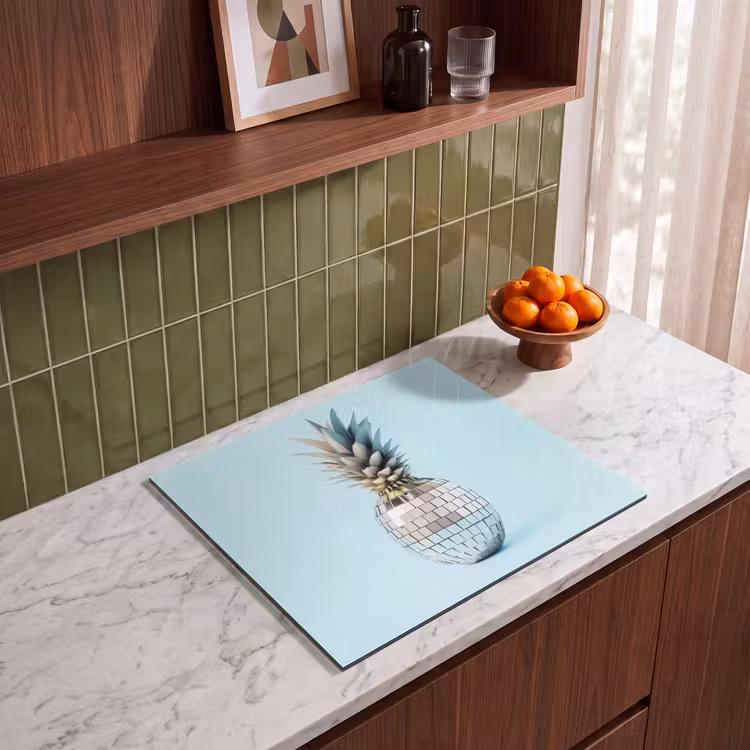 Induction hob protector - Blue - Pineapple - Disco - Discoball — 4