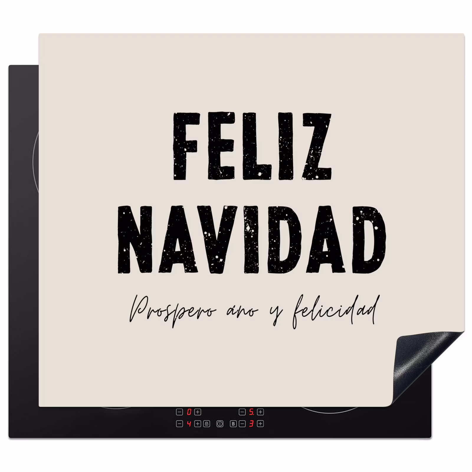 Induction hob protector - Christmas - Quotes - Feliz navidad - Christmas - Holidays — 1