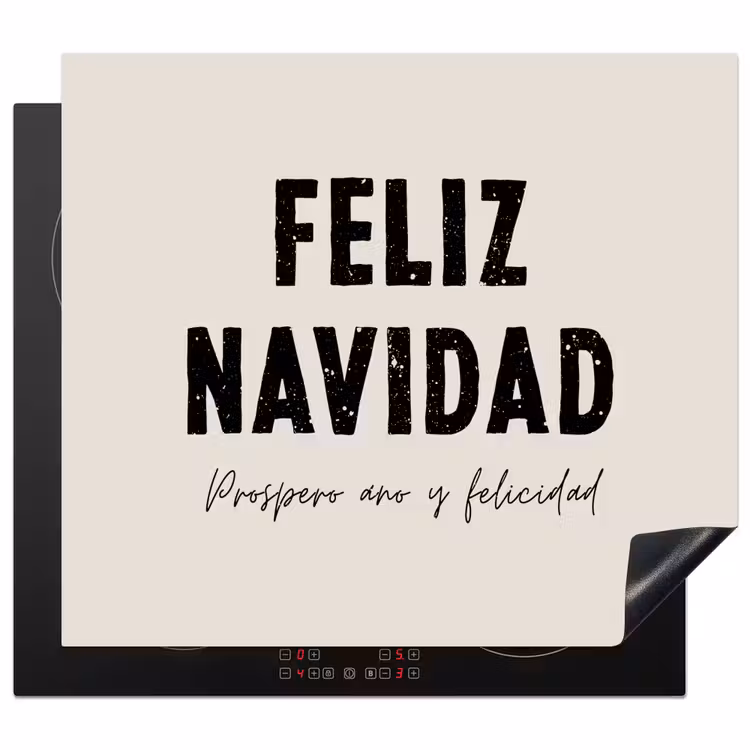 Induction hob protector - Christmas - Quotes - Feliz navidad - Christmas - Holidays — 1