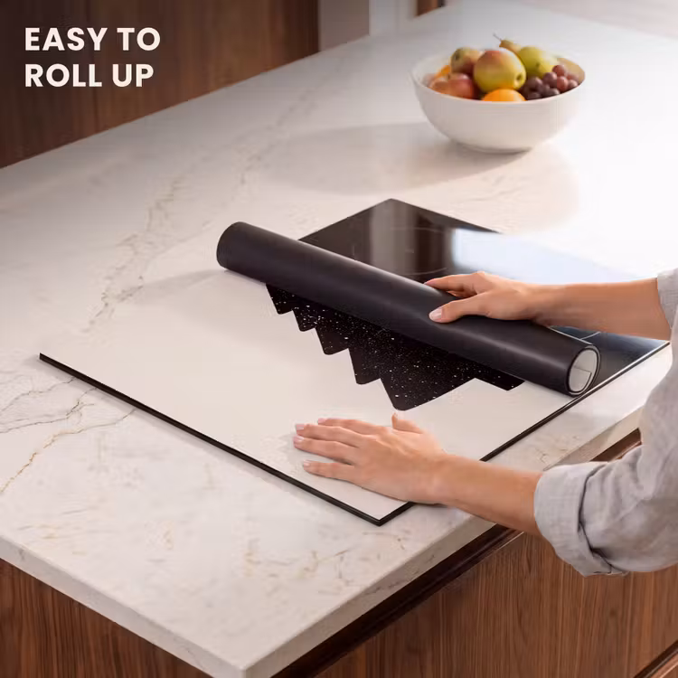 Induction hob protector - Christmas tree - Black - Holiday - Beige — 6