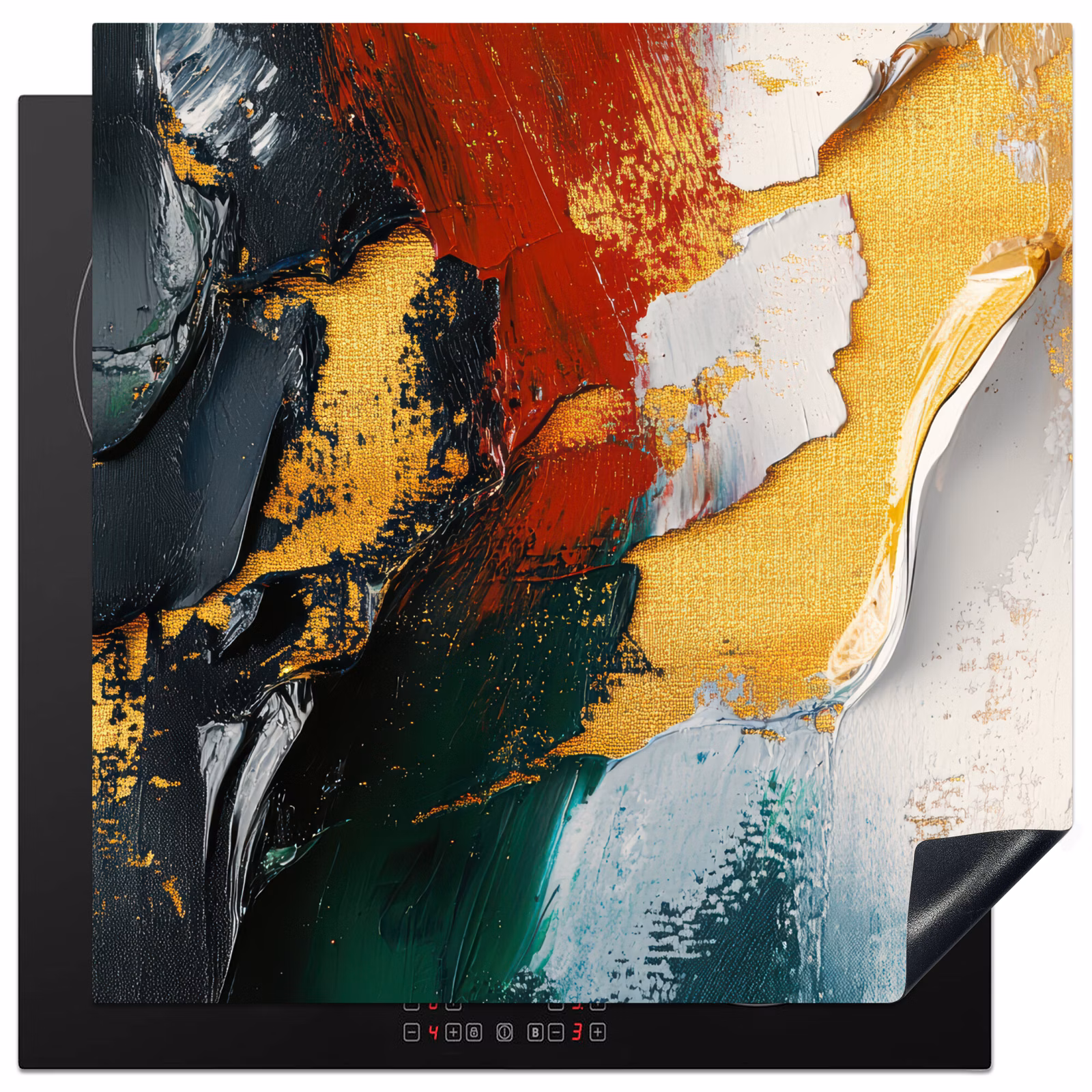 Induction hob protector - Modern - Christmas - Abstract - Gold — 1