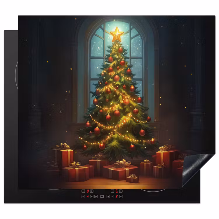 Induction hob protector - Christmas tree - Gift - Christmas - Winter — 1