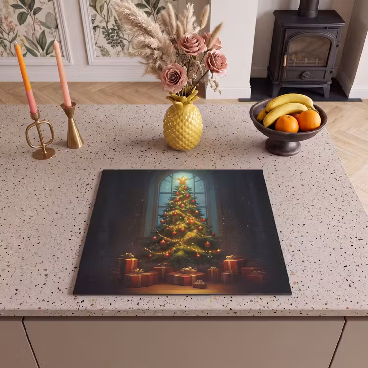 Induction hob protector - Christmas tree - Gift - Christmas - Winter — 3