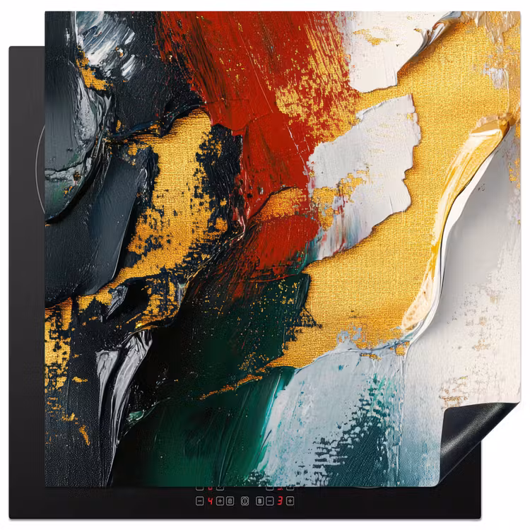 Induction hob protector - Modern - Christmas - Abstract - Gold — 1