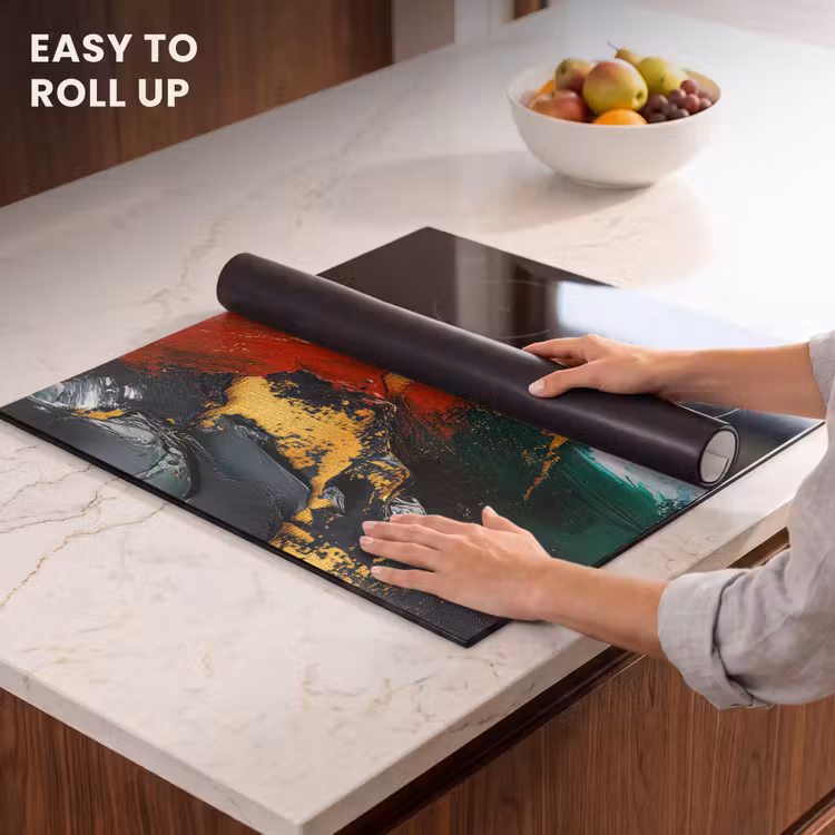 Induction hob protector - Modern - Christmas - Abstract - Gold — 5