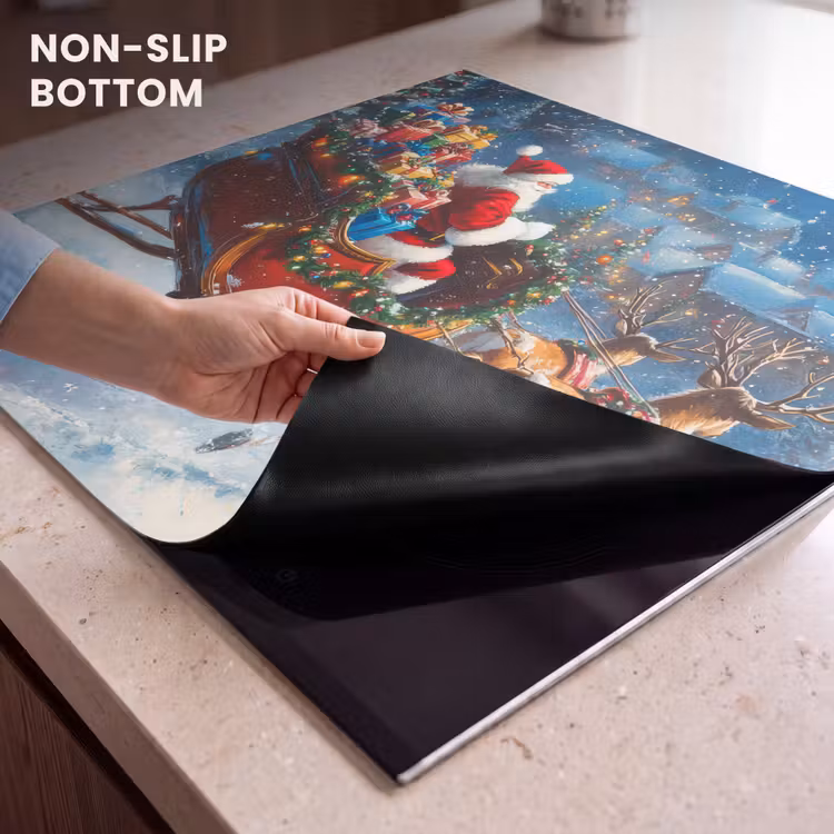 Induction hob protector - Santa Claus - Reindeer - Christmas - Snow — 5