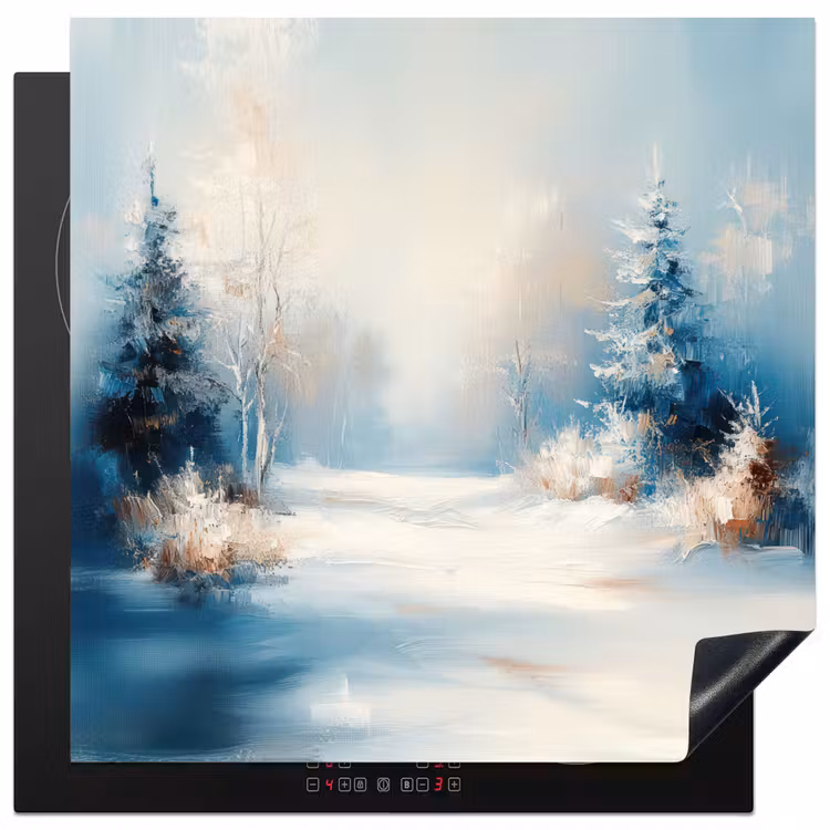 Induction hob protector - Forest - Winter - Nature - Abstract - Snow — 1