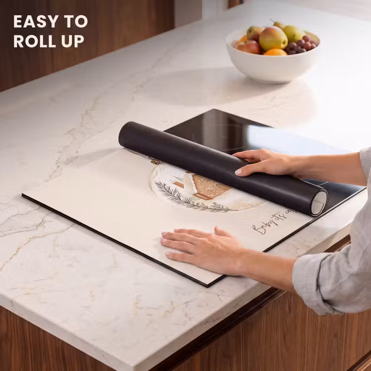 Induction hob protector - Quote - Winter - Christmas - Beige - Christmas ball — 6