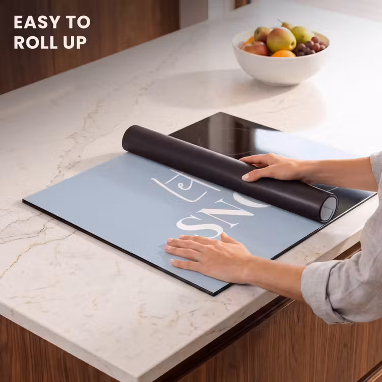 Induction hob protector - Snow - Winter - Blue - Let it snow — 6