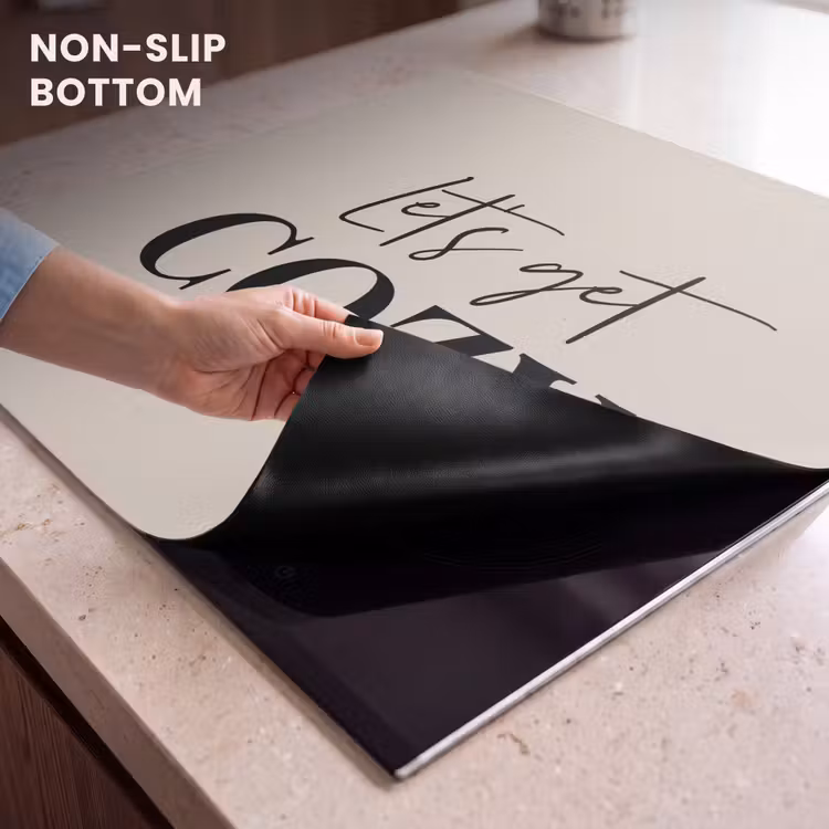 Induction hob protector - Beige - Winter - Quote - Cozy — 5