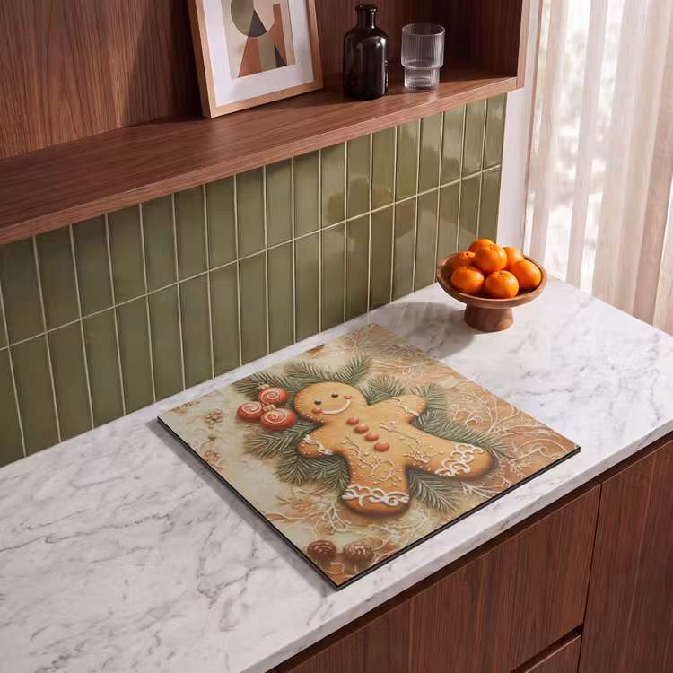 Induction hob protector - Christmas - Cookie - Doll - Speculoos — 3