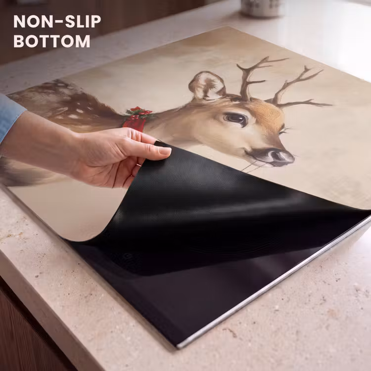 Induction hob protector - Christmas - Deer - Antlers - Christmas ball - Reindeer — 4