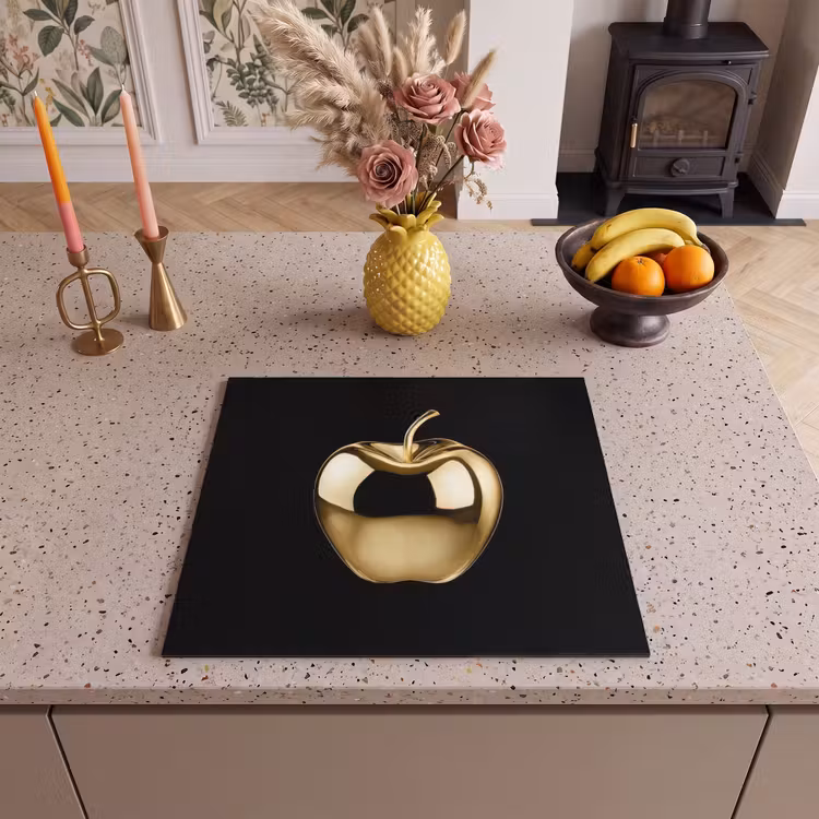 Induction hob protector - Apple - Gold - Chrome - Black — 3