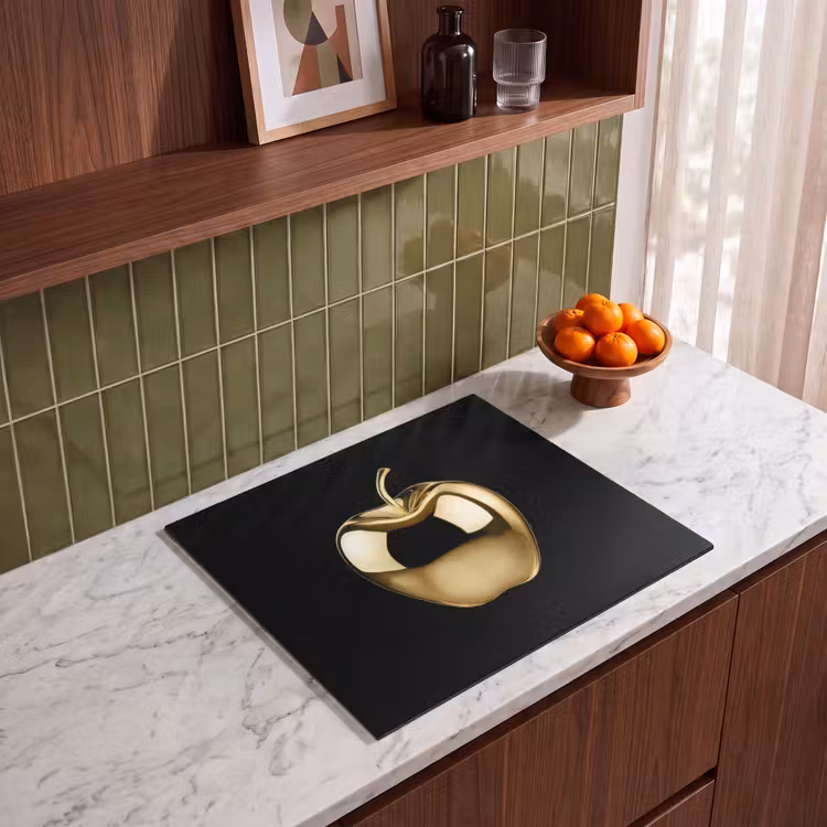 Induction hob protector - Apple - Gold - Chrome - Black — 4