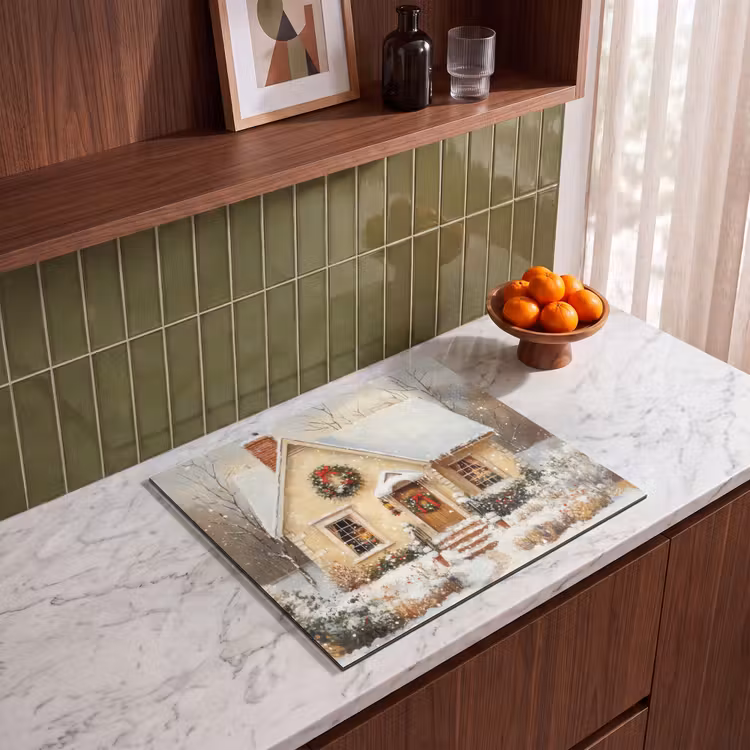 Induction hob protector - Christmas - Home - Winter - Snow — 4