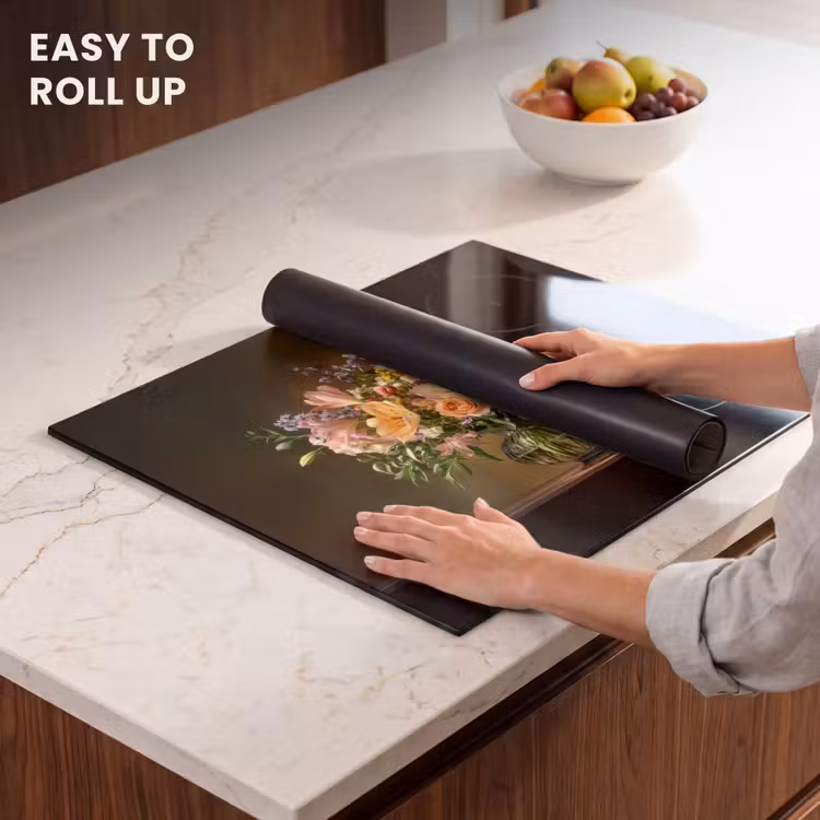 Induction hob protector - Glasses - Flowers - Bouquet - Colors — 6
