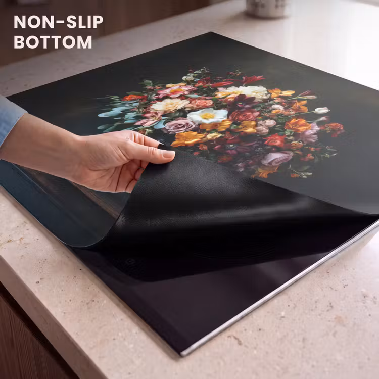 Induction hob protector - Large - Flowers - Vase - Bouquet — 5