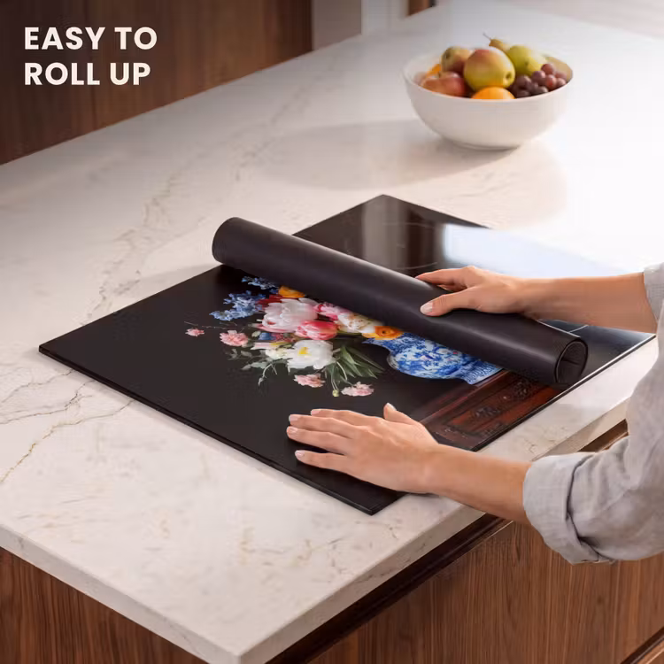 Induction hob protector - Roses - Flowers - Vase - Bouquet — 6