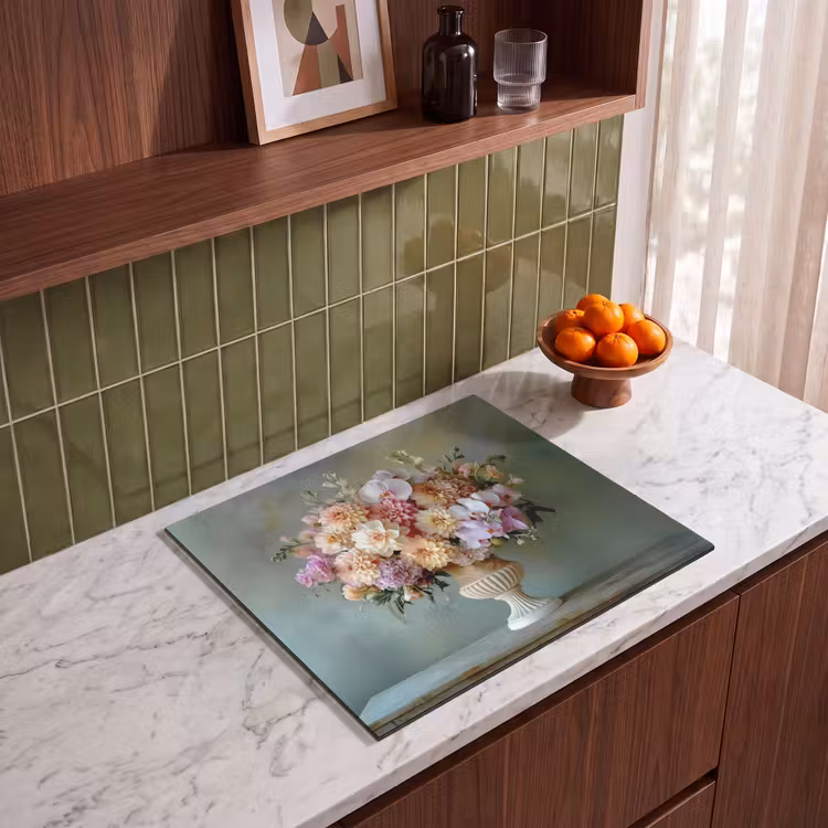 Induction hob protector - Orchid - Bouquet - Vase - Flowers — 4