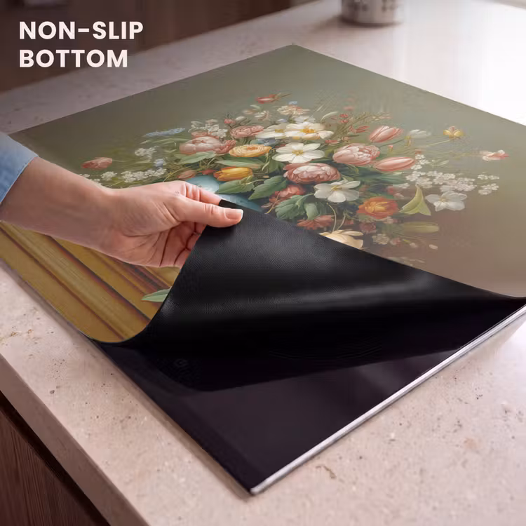 Induction hob protector - Vase - Pastel - Colors - Flowers — 5