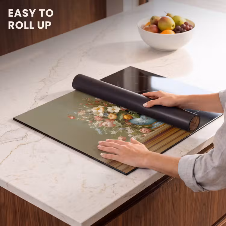 Induction hob protector - Vase - Pastel - Colors - Flowers — 6