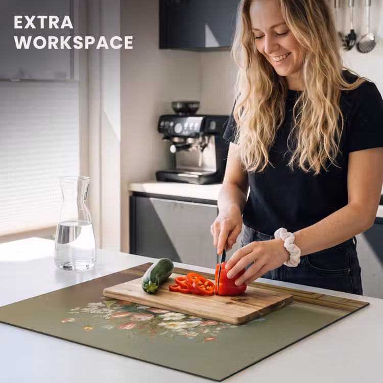 Induction hob protector - Vase - Pastel - Colors - Flowers — 7