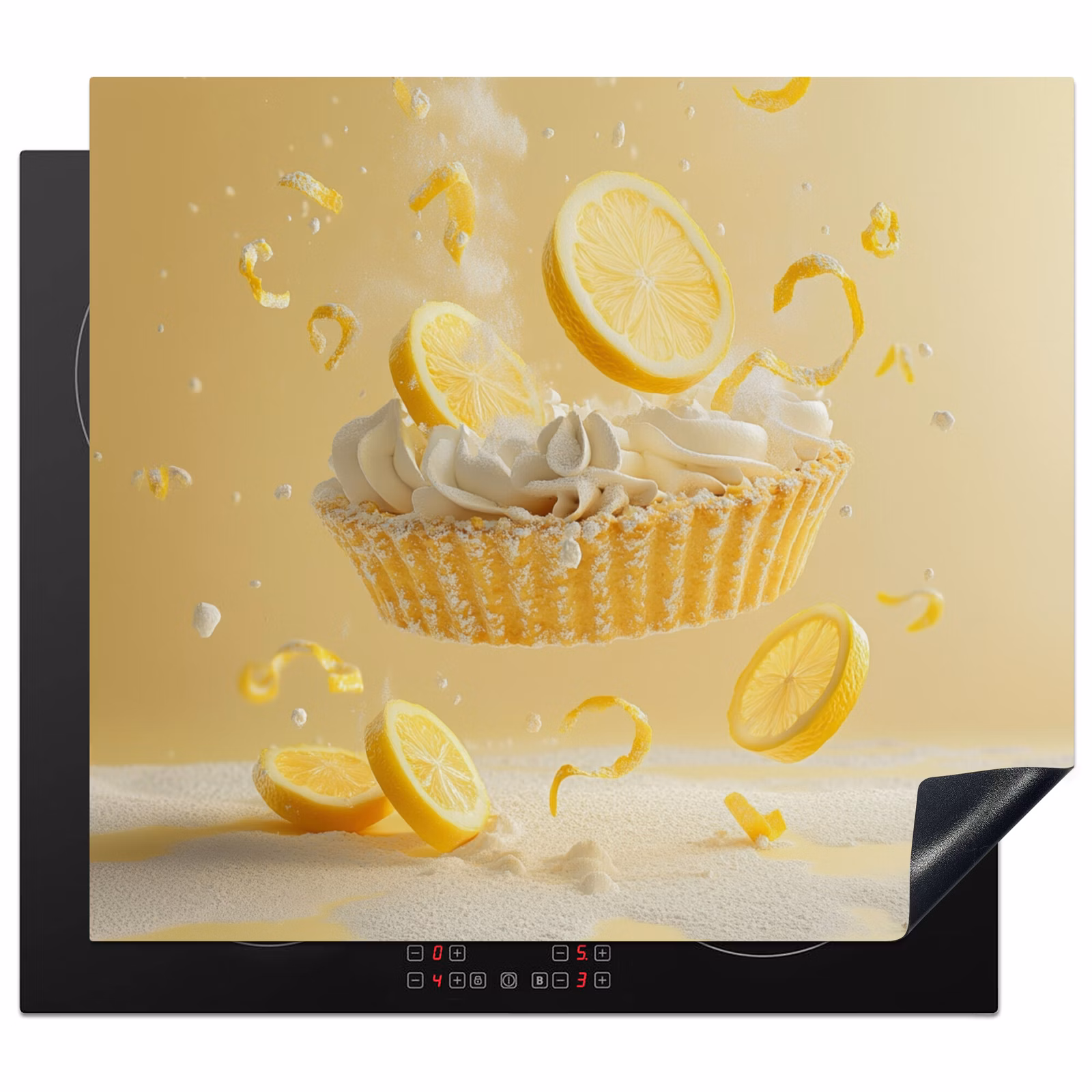 Induction hob protector - Lemon - Cake - Food - Yellow — 1