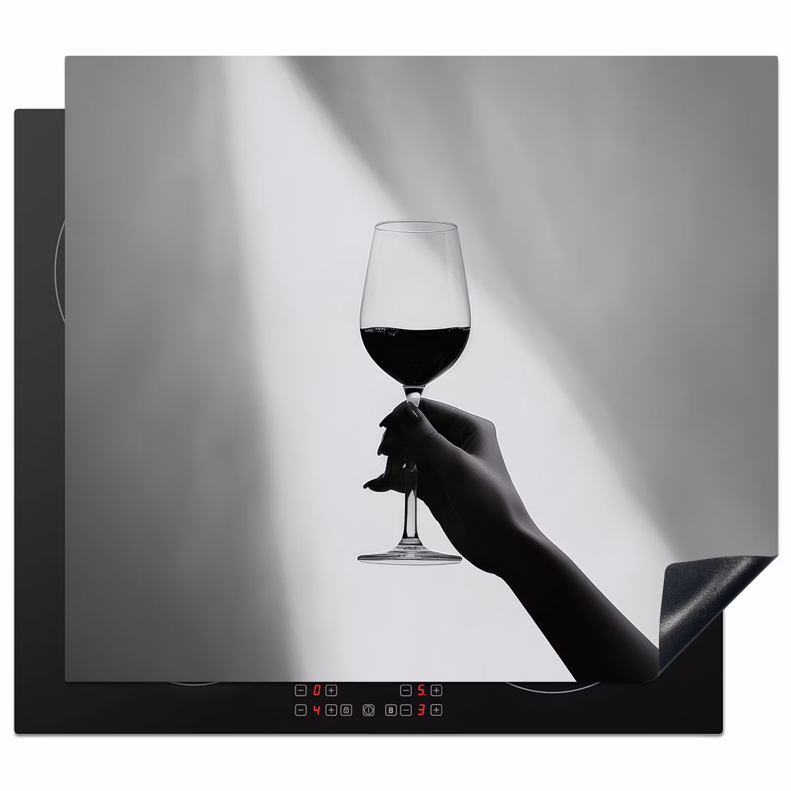 Induction hob protector - Light - Wine - Red - Glass — 1