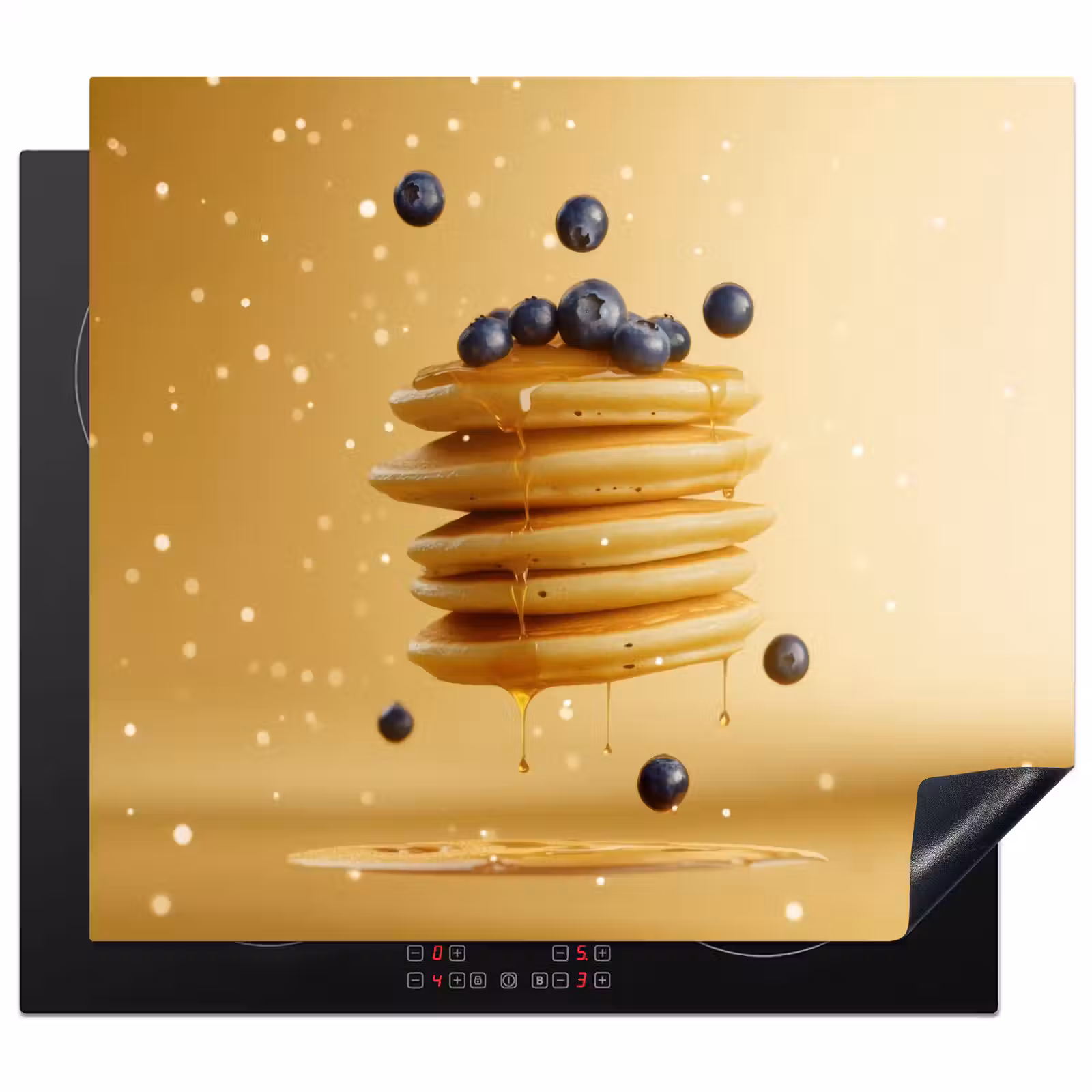 Induction hob protector - Pancakes - Food - Honey - Yellow — 1