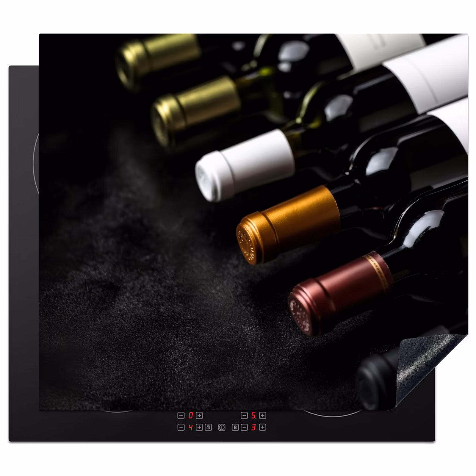 Induction hob protector - Wine - Bottles - Variety - Flavors — 1
