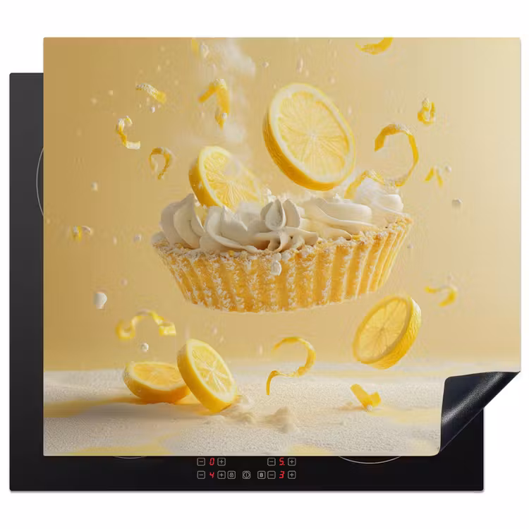 Induction hob protector - Lemon - Cake - Food - Yellow — 1