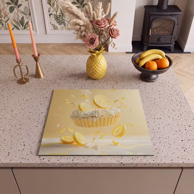 Induction hob protector - Lemon - Cake - Food - Yellow — 3