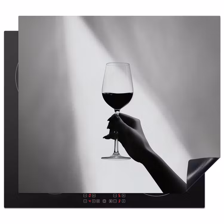 Induction hob protector - Light - Wine - Red - Glass — 1