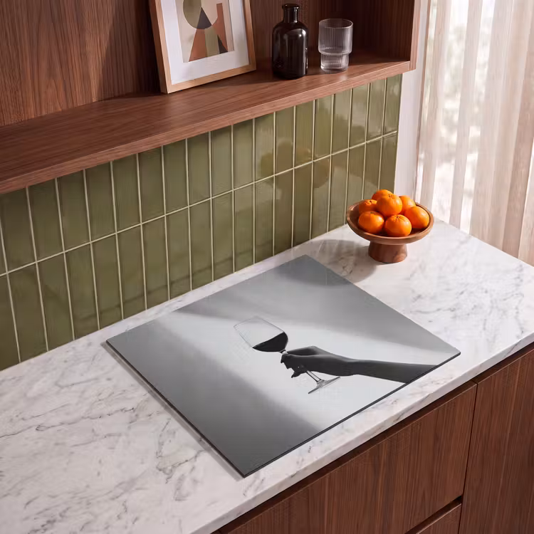Induction hob protector - Light - Wine - Red - Glass — 4