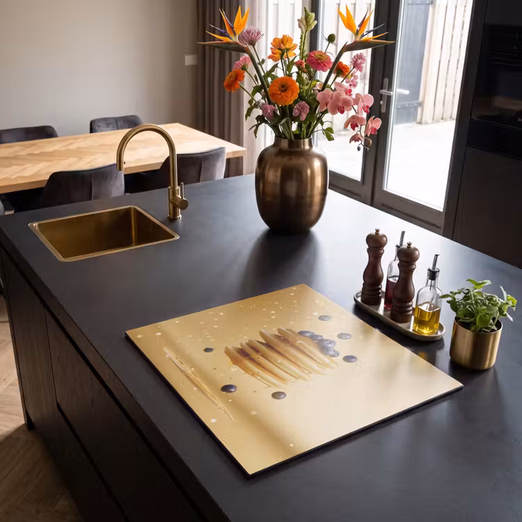 Induction hob protector - Pancakes - Food - Honey - Yellow — 2
