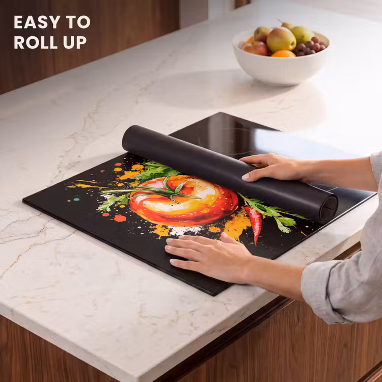 Induction hob protector - Tomato - Avocado - Pepper - Graffiti - Paint - Modern — 6
