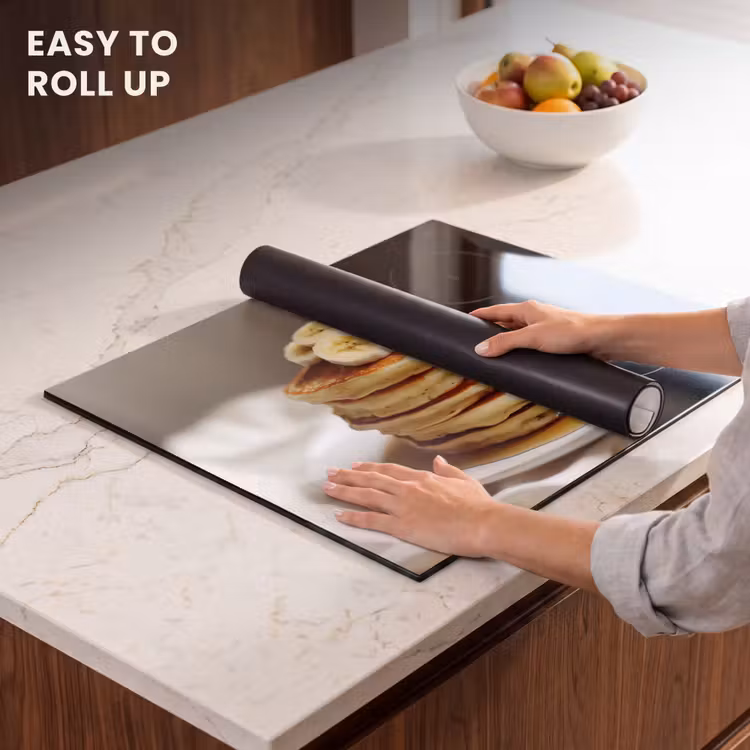 Induction hob protector - Pancakes - Banana - Syrup - White - Beige — 6