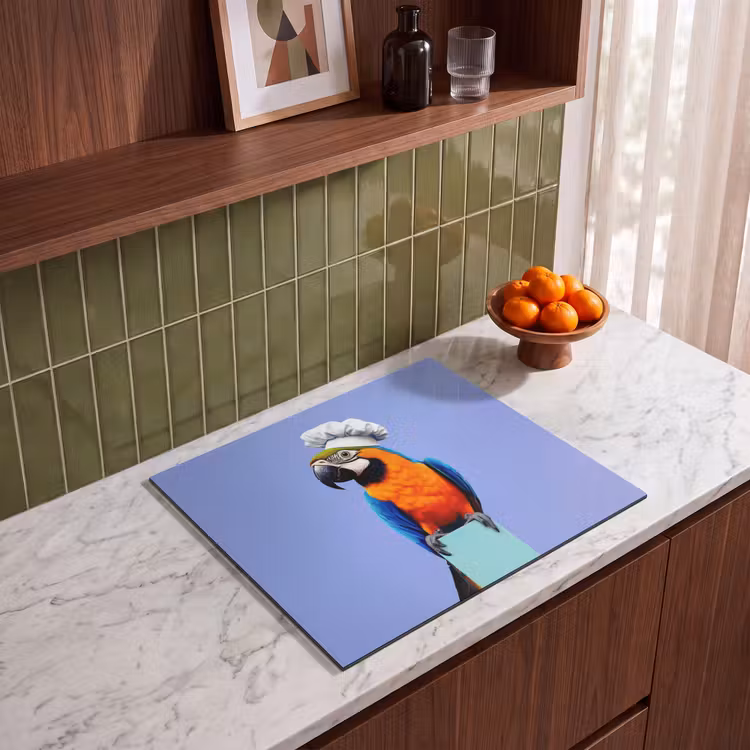Induction hob protector - Parrot - Chef's hat - Bird - Nice — 4
