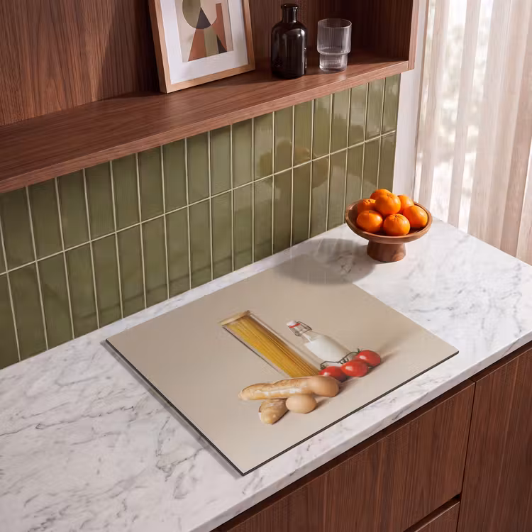 Induction hob protector - Spaghetti - Milk - Tomatoes - Eggs - Bread — 4