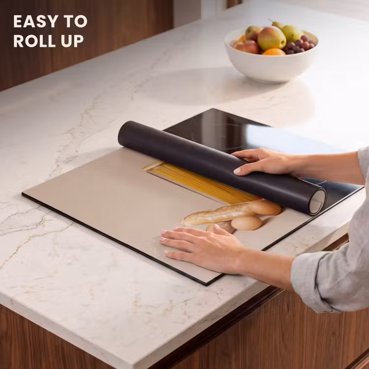 Induction hob protector - Spaghetti - Milk - Tomatoes - Eggs - Bread — 6