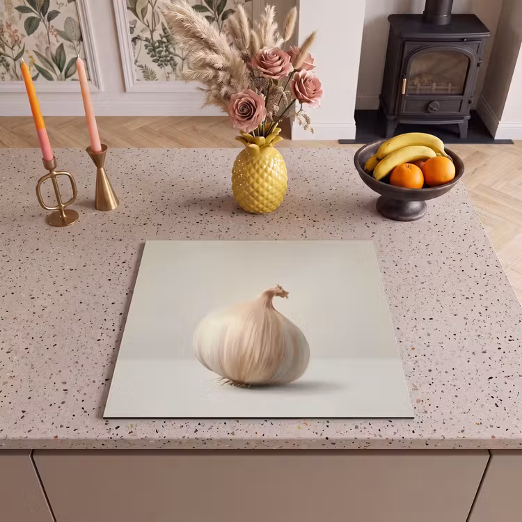Induction hob protector - Garlic - Natural - Beige — 3