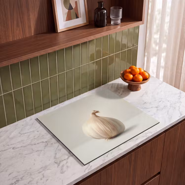 Induction hob protector - Garlic - Natural - Beige — 4